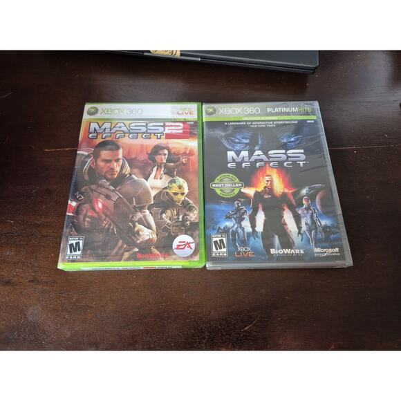 Mass Effect Mass Effect 2 Bundle Microsoft Xbox 360 Bioware Factory Sealed New